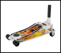 Sealey 2000CW Low Entry Custom Design Trolley Jack with Rocket Lift 2 Tonne - White