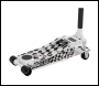 Sealey 2000CW Low Entry Custom Design Trolley Jack with Rocket Lift 2 Tonne - White