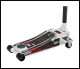 Sealey 2000CW Low Profile Custom Design Trolley Jack with Rocket Lift 2 Tonne - White