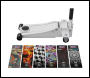 Sealey 2000CW Low Entry Custom Design Trolley Jack with Rocket Lift 2 Tonne - White