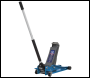 Sealey 2001LEBL Low Profile Trolley Jack with Rocket Lift 2.25 Tonne - Blue