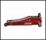 Sealey 2001LERE Low Profile Trolley Jack with Rocket Lift 2.25 Tonne - Red