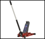 Sealey 2001LERE Low Profile Trolley Jack with Rocket Lift 2.25 Tonne - Red