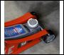 Sealey 2180LE 180° Handle Low Profile Short Chassis Trolley Jack 2 Tonne - Red