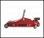 Sealey 2180LE 180° Handle Low Profile Short Chassis Trolley Jack 2 Tonne - Red