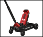 Sealey 2500RG Big Wheel Hybrid Trolley Jack for Off-Road Vehicles, SUVs, Vans & 4x4s with Super Rocket Lift 2.5 Tonne