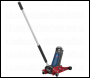 Sealey 3000LE Low Profile Trolley Jack with Rocket Lift 3 Tonne - Red