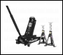 Sealey 3040ABCOMBO Premier Trolley Jack 3 Tonne & Axle Stands (Pair) 3 Tonne per Stand Combo