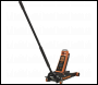 Sealey 3040AO Premier Low Profile Trolley Jack with Rocket Lift 3 Tonne - Orange