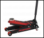 Sealey 3040AR Premier Low Profile Trolley Jack with Rocket Lift 3 Tonne - Red