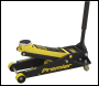 Sealey 3040AY Premier Low Profile Trolley Jack with Rocket Lift 3 Tonne - Yellow