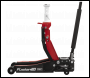 Sealey 3200LEHL Low Profile High Lift Trolley Jack with Rocket Lift 2/3 Tonne