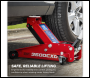 Sealey 3500CXD Trolley Jack with Super Rocket Lift 3.5 Tonne
