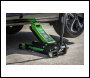 Sealey 4040AG Premier Low Profile Trolley Jack with Rocket Lift 4 Tonne - Green