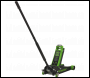 Sealey 4040AG Premier Low Profile Trolley Jack with Rocket Lift 4 Tonne - Green