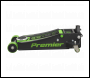 Sealey 4040AG Premier Low Profile Trolley Jack with Rocket Lift 4 Tonne - Green