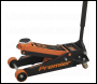 Sealey 4040AO Premier Low Profile Trolley Jack with Rocket Lift 4 Tonne - Orange