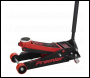 Sealey 4040AR Premier Low Profile Trolley Jack with Rocket Lift 4 Tonne - Red