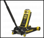 Sealey 4040AY Premier Low Profile Trolley Jack with Rocket Lift 4 Tonne - Yellow