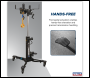 Sealey 500TTJ Telescopic Vertical Transmission Jack 600kg
