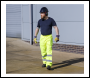 Sealey 807L Worksafe® Hi-Vis Yellow Waterproof Trousers - Large