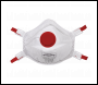 Sealey 9334/10 Worksafe® FFP3 Valved Cup Mask - Pack of 10