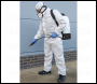 Sealey 9601L Worksafe® Disposable Coverall, White - Large