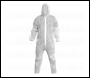 Sealey 9601XL Disposable Coverall White - X-Large