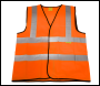 Sealey 9812XL Worksafe® Hi-Vis Orange Waistcoat - X-Large