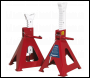 Sealey AAS10000 Auto Rise Ratchet Axle Stands (Pair) 10 Tonne Capacity per Stand