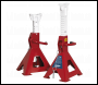 Sealey AAS3000 Auto Rise Ratchet Axle Stands (Pair) 3 Tonne Capacity per Stand
