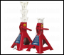 Sealey AAS3000 Auto Rise Ratchet Axle Stands (Pair) 3 Tonne Capacity per Stand