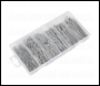 Sealey AB001SP Metric/Imperial Split Pin Assortment 555pc - Small Sizes