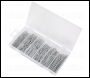 Sealey AB001SP Split Pin Assortment 555pc Small Sizes Metric & Imperial