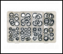 Sealey AB010DS Bonded Seal (Dowty Seal) Assortment 88pc