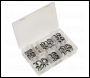 Sealey AB011DS Bonded Seal (Dowty Seal) Assortment 84pc - BSP