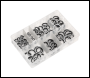 Sealey AB011DS Imperial BSP Bonded Seal (Dowty Seal) Assortment 84pc