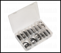 Sealey AB017CC Circlip Assortment 200pc Internal & External Metric