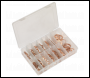 Sealey AB020CW Copper Sealing Washer Assortment 250pc - Metric