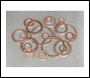 Sealey AB020CW Copper Sealing Washer Assortment 250pc