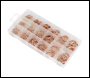 Sealey AB020CW Copper Sealing Washer Assortment 250pc