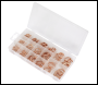 Sealey AB020CW Copper Sealing Washer Assortment 250pc