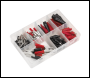 Sealey AB023CA Crocodile Clip Assortment 60pc - Black & Red