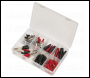 Sealey AB023CA Crocodile Clip Assortment 60pc Black & Red