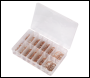Sealey AB027CW Diesel Injector Copper Washer Assortment 250pc