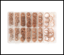 Sealey AB027CW Diesel Injector Copper Washer Assortment 250pc