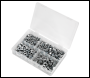 Sealey AB029SN Steel Nut Assortment DIN 934 - 1/4 inch -1/2 inch UNF 320pc