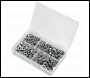 Sealey AB029SN Steel Nut Assortment 320pc 1/4 inch -1/2 inch UNF