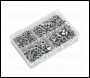 Sealey AB030SN Steel Nut Assortment 1/4 inch -1/2 inch UNC 320pc
