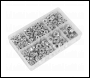 Sealey AB031FN Serrated Flange Nut Assortment M5-M12 390pc